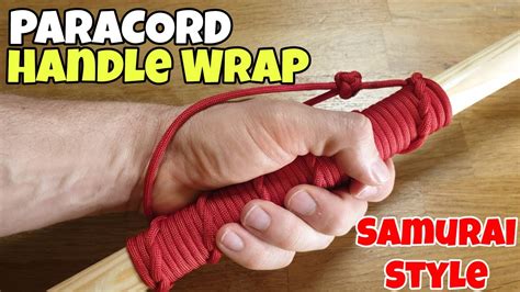 Making A Paracord Handle Wrap With Loop For Walking Stick Or Anything