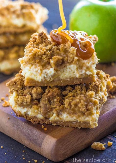 Caramel Apple Cheesecake Bars The Recipe Critic