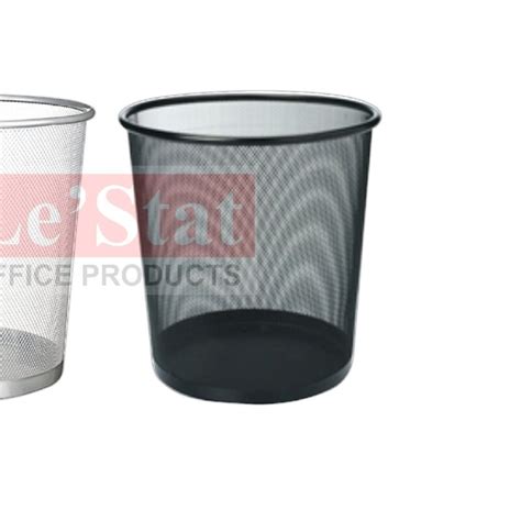 Mesh Waste Paper Bin Silver Lestat Park Avenue Stationers