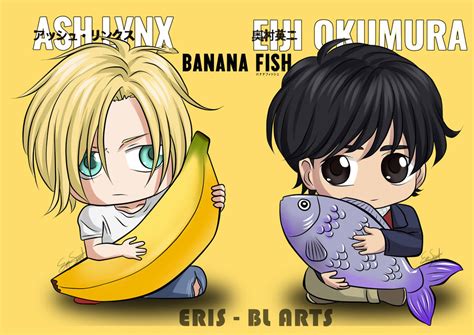 banana fish chibi  erisnikiforov  deviantart