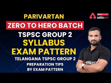 TSPSC Group 2 Syllabus Exam Pattern Telangana TSPSC Group 2