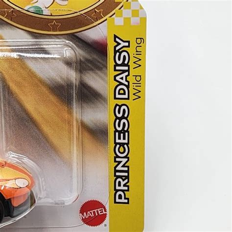 NEW Mattel GRN14 Hot Wheels 1 64 Mario Kart PRINCESS DAISY Wild Wing