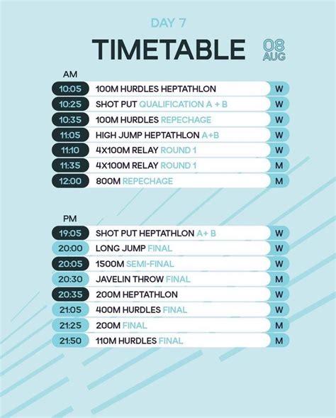 Paris Olympics 2024 Athletics Events Schedule - Goldie Millicent