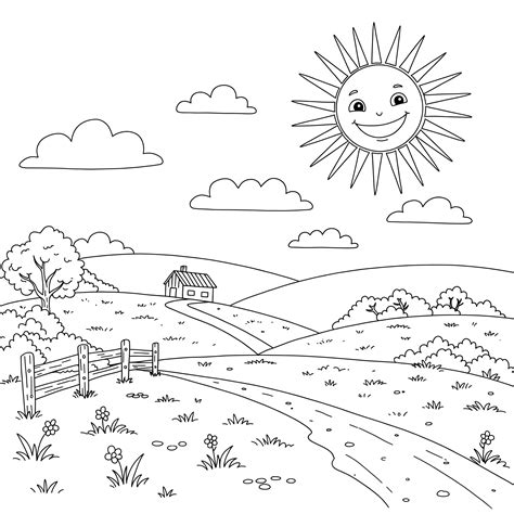 Imagenes De Paisajes Para Colorear 10