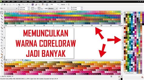 Cara Menampilkan Palet Warna Pada Coreldraw Ide Perpaduan Warna Images