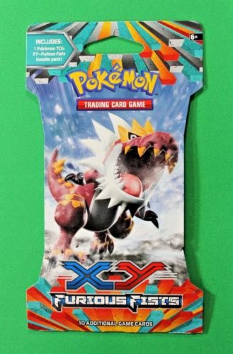 Pokemon TCG XY Furious Fist Tyrantrum Art New Factory Sealed Booster