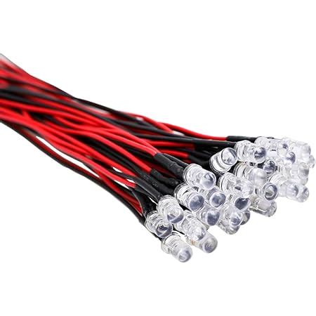 Uxcell Pcs Fast Flashing Slow Flashing Mm Leds Prewired Light