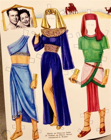 MARIA MONTEZ TURHAN BEY Paper Dolls By Marilyn Henry Paper Dolls