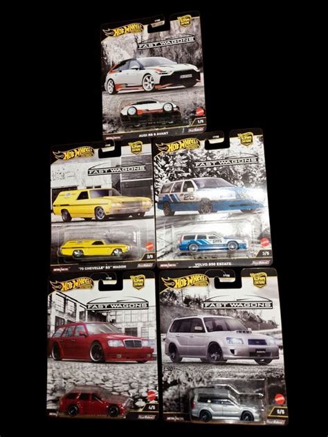 Komplettes Set Hot Wheels Premium Fast Wagons 2025 Neu und originalverpackt in Adlikon für CHF