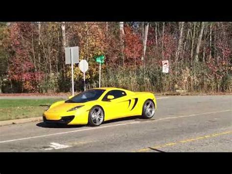 CRAZY SUPERCARS LEAVING CAR MEET Lamborghini Ferrari Mclaren BEST