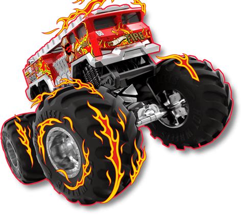 Fire Truck Monster Truck Hot Wheels At Cristina Lee Blog