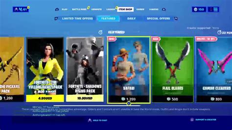 Fortnite Item Shop Countdown Live July 13th 2020 New Skin Youtube