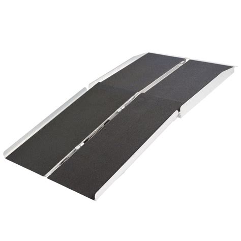 Silver Spring Aluminum Multi Fold Wheelchair Ramp 600 Lbs Capacity