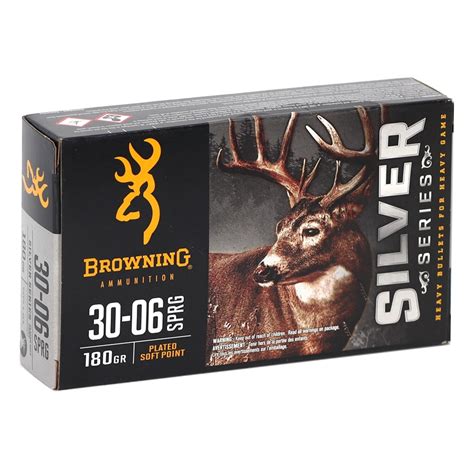 Browning Silver Series Springfield Ammo Plated Soft Point