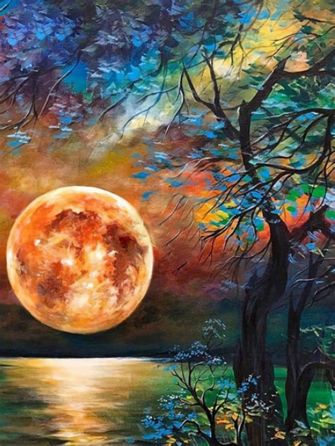 Harvest Moon DIY 5D Diamond Painting Kit Full Square And Round Etsy