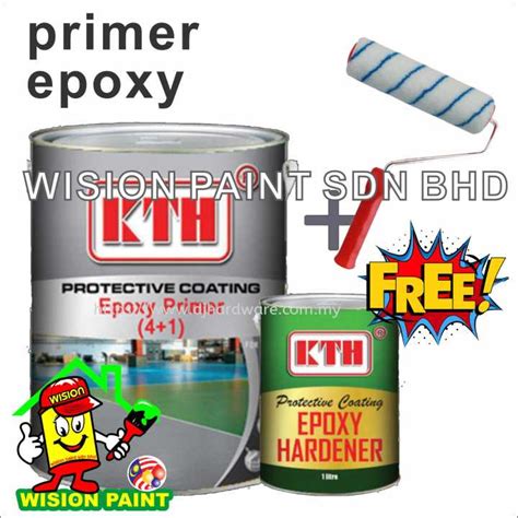 Primer Epoxy Kth Epoxy L Free Roller Set Floor Epoxy