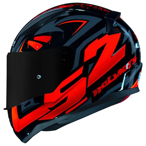 CAPACETE LS2 RAPID FF353 TAGLINE PRETO LARANJA Adrenalina Motos