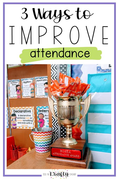 Ways To Improve School Attendance The Krafty Teacher