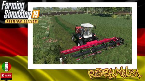 Farming Simulator Serie Tedesca Falciamo L Erba Con La