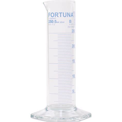 Probetas Graduadas FORTUNA 250 Ml 5 0 Ml Base Hexagonal COTECNO