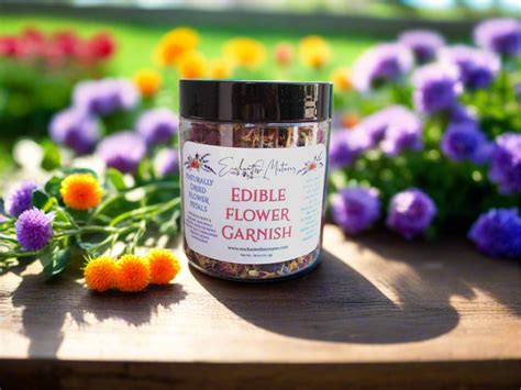 Edible Flower Garnish – Enchanted Mixtures