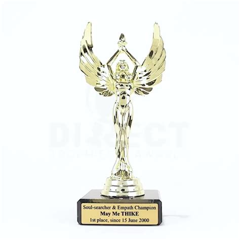 Winged Goddess Achievement Trophy Direct Trophies And Awards