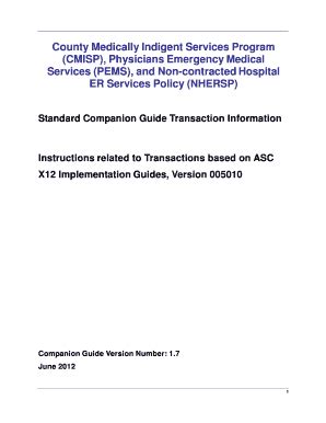 Fillable Online I Health Care Claim Companion Guide Pdf Fax Email