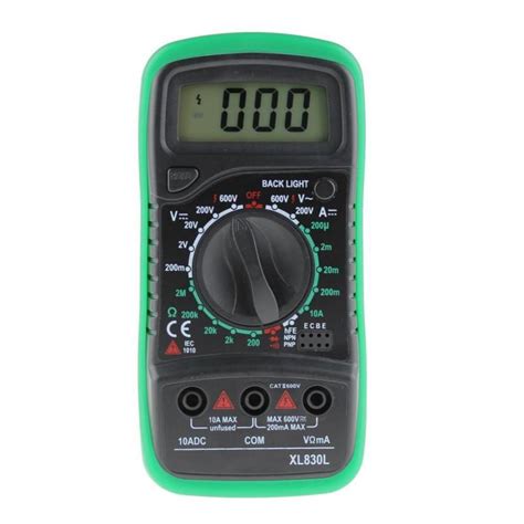 Digital Lcd Multimeter Voltmeter Ammeter Ac Dc Ohm Volt Tester Test