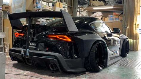 Liberty Walk Toyota Supra Takes The Cake For Over-The-Top Tuning