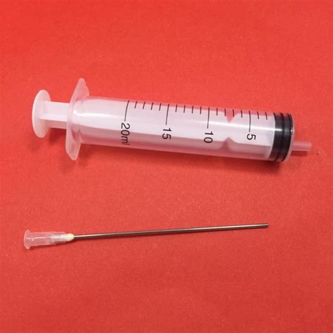 Syringe Ml With Long Needles Cm For Refilling With Refillable