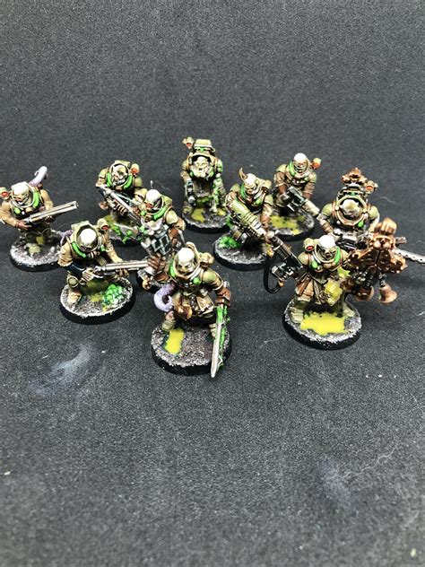 I Converted Some Genestealer Cultists Into Nurgle Cultists R