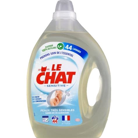 Le Chat Lessive Liquide Sensitive Peaux Très Sensible 44 lavages