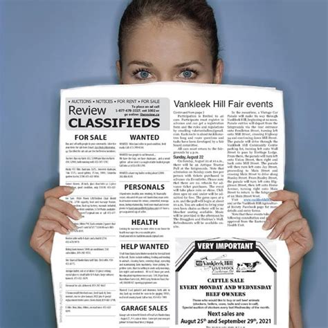 Advertise in the Classifieds - The Review Newspaper