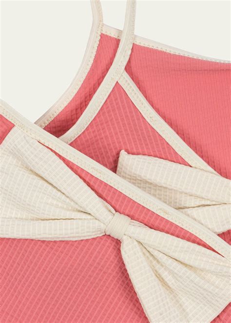 Konges Slojd Girl S Bowie Ribbed Bikini Size 4 10 Bergdorf Goodman