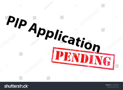 Personal Independence Payment Application Abbreviated Pip Stock ... 