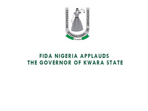 Fida Nigeria Applauds Kwara State Governor As Nine Women Make