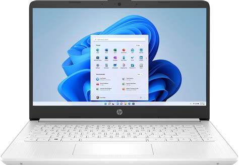 HP 14" Laptop Intel Celeron 4GB Memory 64GB eMMC Snowflake White ...