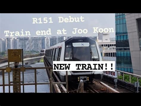 Smrt Debut Alstom Movia R Departing Joo Koon Mrt Youtube