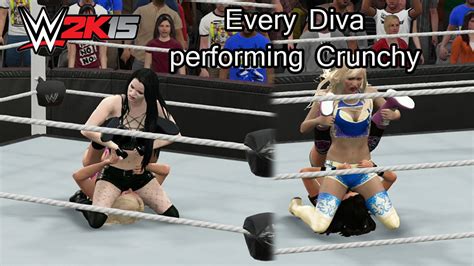 Wwe K Ps Every Diva Performing Crunchy Youtube