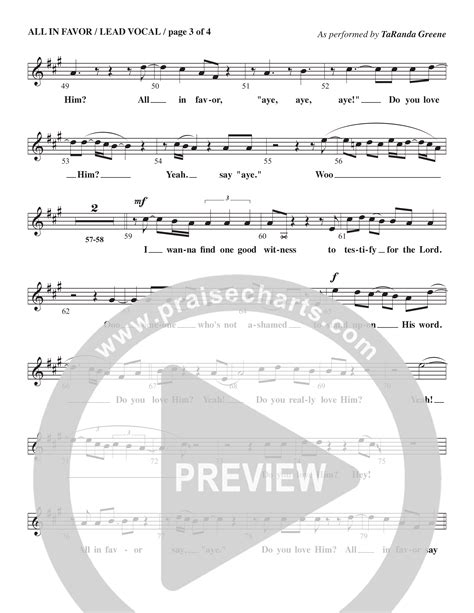 All In Favor Choral Anthem Satb Sheet Music Pdf Taranda Greene Arr Wayne Haun Arr Kris