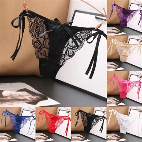 CULOTTE G STRING SLIP Lingerie Culotte Transparent sous Vêtement Bandeau EUR 6 89 PicClick FR