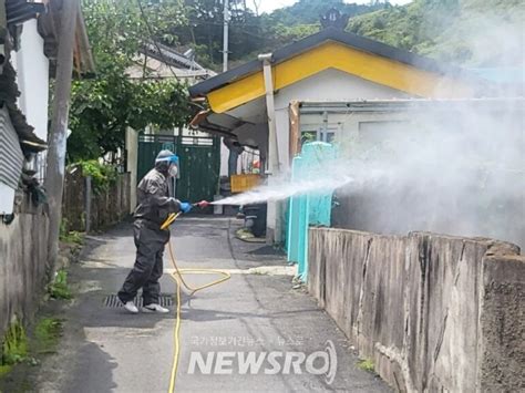 함양군 수인성·식품매개 감염병 예방 위한 집중 방역 소독 실시 뉴스로