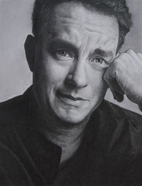 Tom Hanks Pencil Drawing