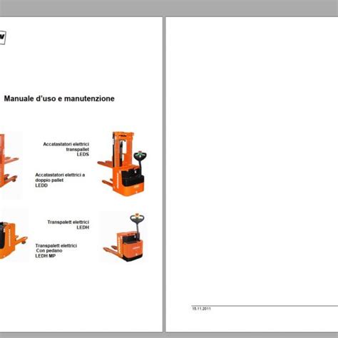 Doosan Electric Pallet Truck Ledd Leds Ledh Ledh Mp Operation And