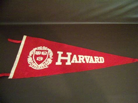 Vintage Large Harvard Collectible Felt Pennant | eBay | Felt pennants ...