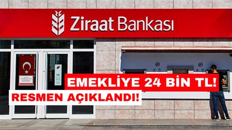 Ziraat Bankasından Emekliye 24 Bin TL Müjdesi Başvuranlar Parayı