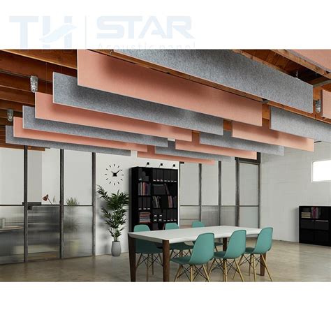 Suspended Ceiling Systems Acoustic Board Pet Acoustic Panel Baffle