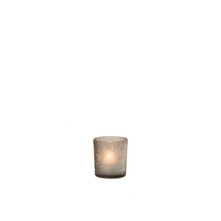 Photophore Herbe Verre Beige Petit J Line