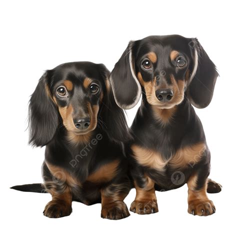 Dachshund Dog Pair On Transparent Background Dachshund Dog Animal