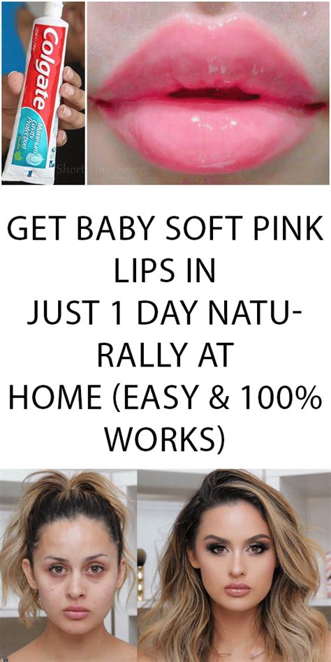 Get Baby Soft Pink Lips In Just 1 Day Naturally At Home Easy 100 Works